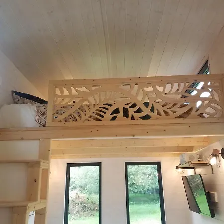 Vakantiehuis Insolite La Tiny House Du Lutin Many Et Son Bain Nordique Saint-Christophe-Sur-Conde